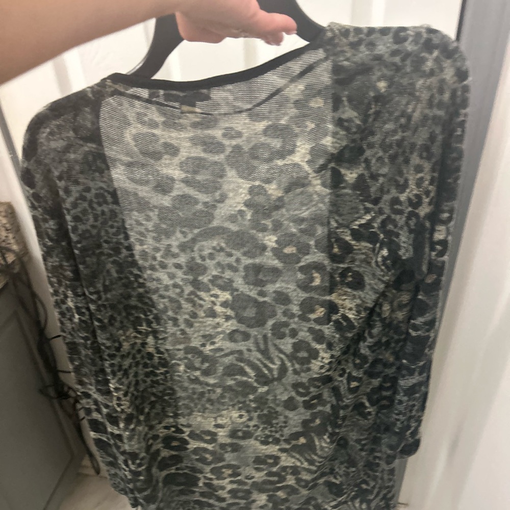 NWOT ONLY animal print cardigan.
